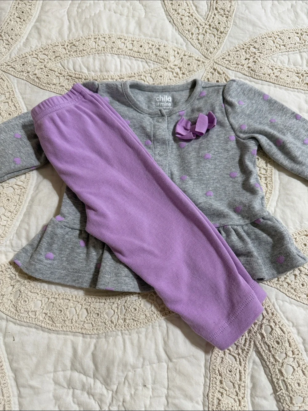 Set of 2 Carter's Baby 3-6 M Matching Sets / Top and Pants